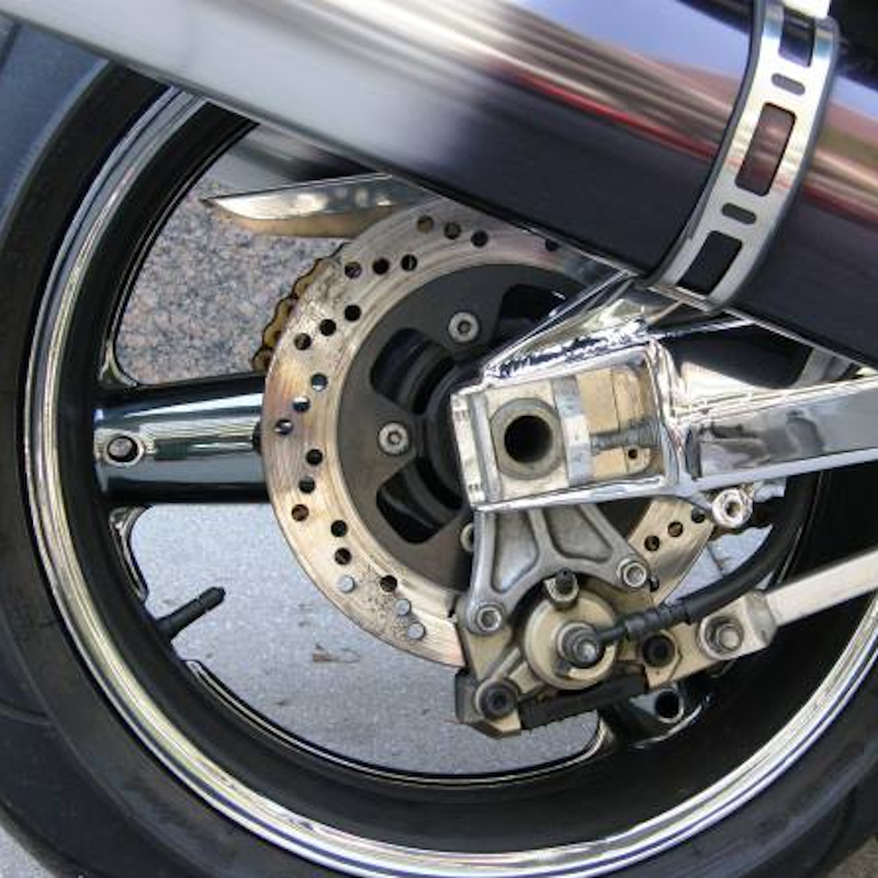 The rear brake