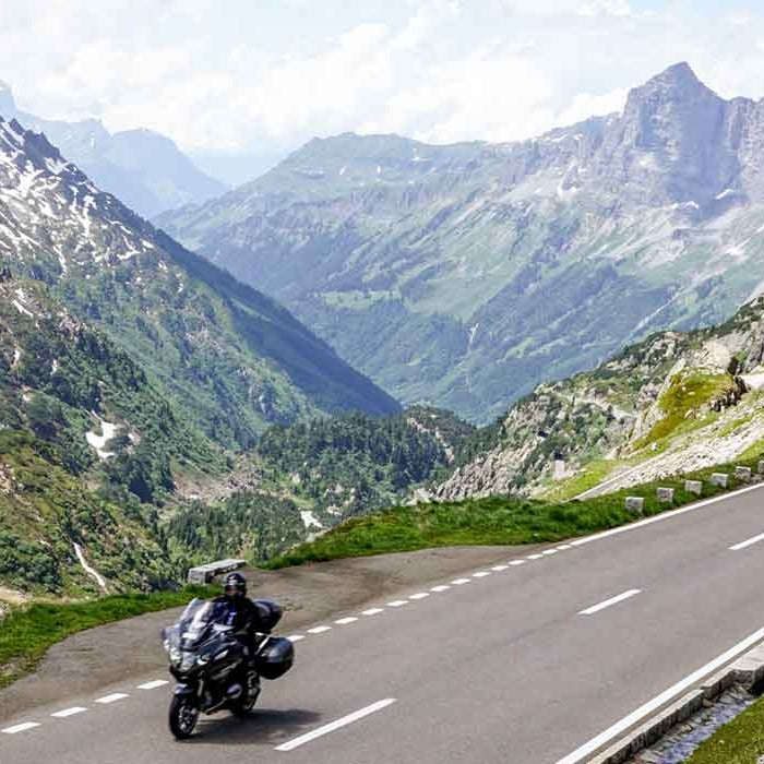 Riding in the Alps