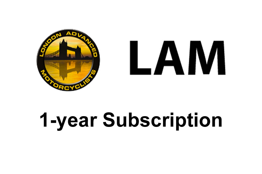 Annual Subscriptions - londonadvancedmotorcyclists